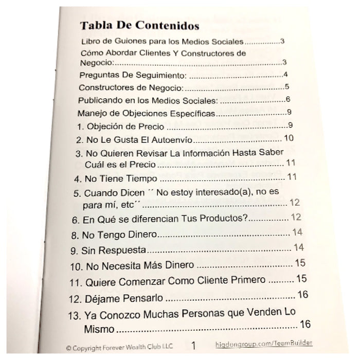 Spanish Little Book of Scripts Guiones para los Medios Sociales - en español