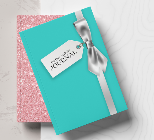 Rank Makers 90-Day Activity Tracker Journal - Tiffany Mint Bow