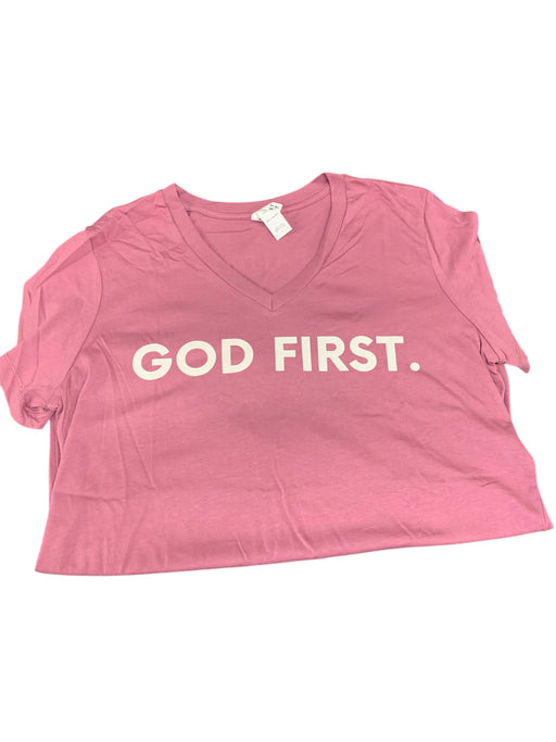 God First Event Vneck Tshirt