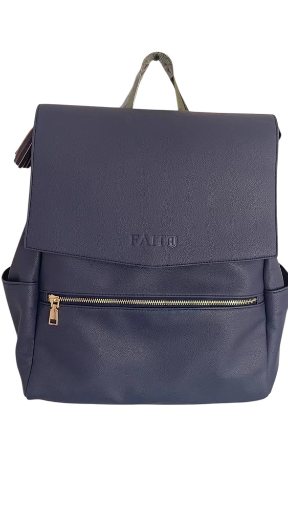 Faith Backpack - Navy Blue