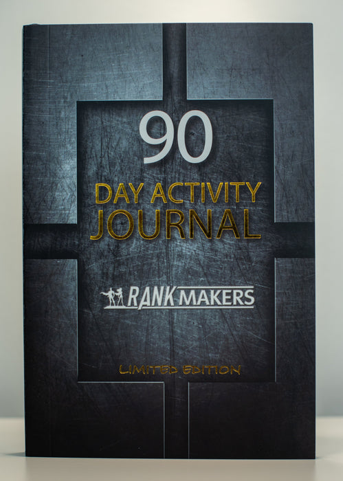 Rank Makers 90-Day Activity Tracker Journal - Steel